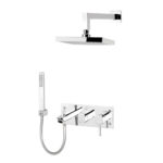Kit mitigeur de bain-douche encastré 3 sorties Zarzis