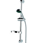 Barre de douche chrome jasmin