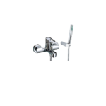 (neva) art. 133210cex external bath mixer with hand shower and flexible hose m 1,50