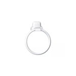Anneau porte serviette en pp blc / blc