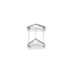 Etagere d'angle double 15x15