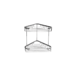 Etagere d'angle double 22x22