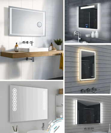 Miroir led infra-rouge