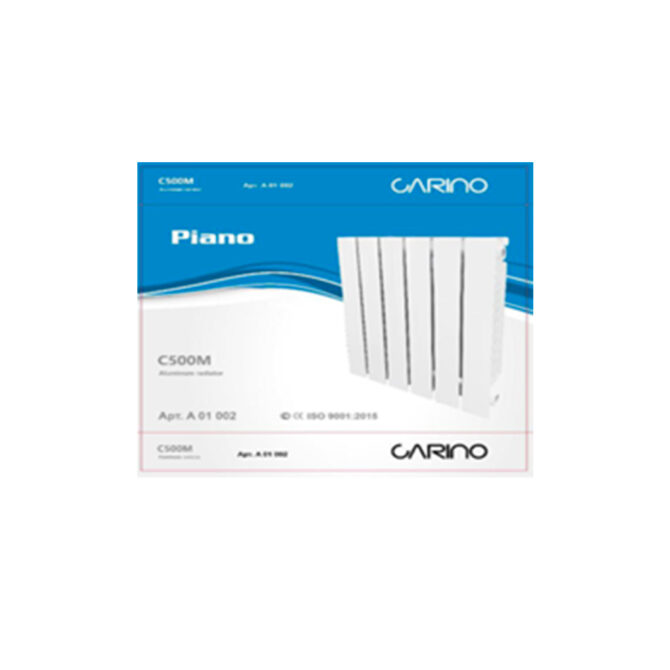 element rad allu carino piano 500 h581 plat blanc