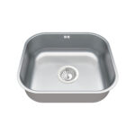 Evier inox roco style 350x400mm 1 bac plus siphon