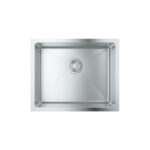 Evier inox roco style 450x450mm 1 bac plus siphon