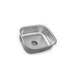 Evier inox roco style 520x420mm 1 bac plus siphon