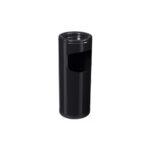 Poubelle cendrier d25 60cm noir 430ss maxiflow