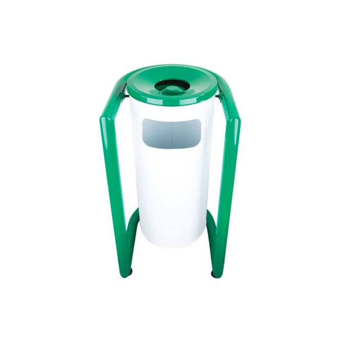 poubelle suspendue u type vert 45x725x42 cm maxiflow